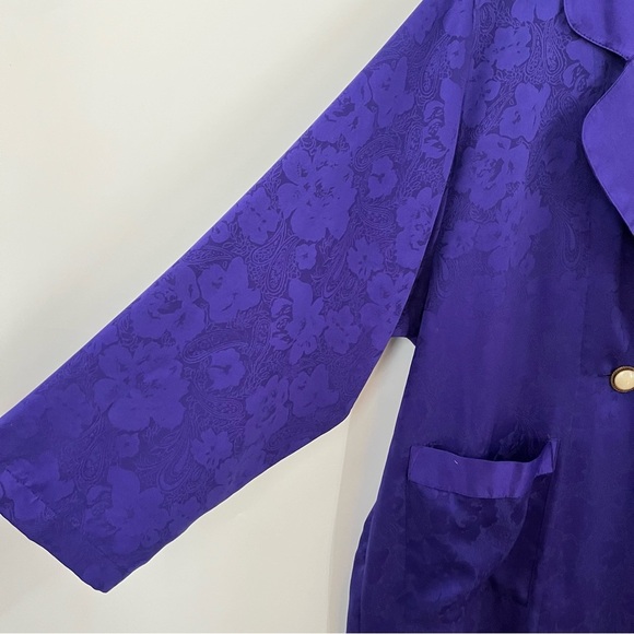 Vintage VS S Gold Label Purple Robe Victoria’s Secret small - Picture 3 of 11